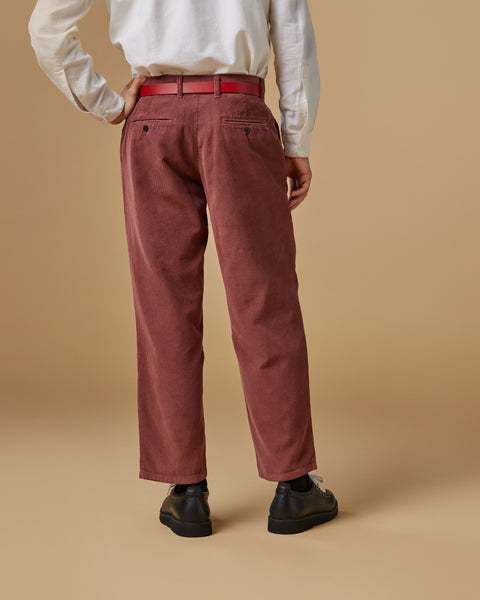 Damson Jumbo Cord Trousers | Women's Trousers | Brora